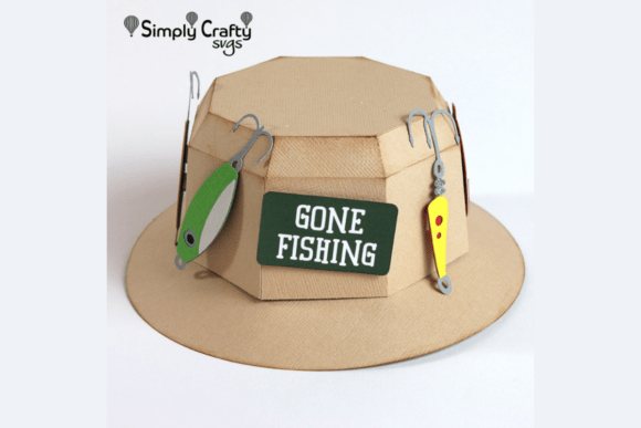 Download Fishing Hat Box SVG - Fish Collection