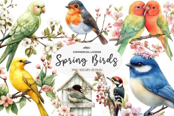 Download Spring Birds Clipart - Spring birds Collection