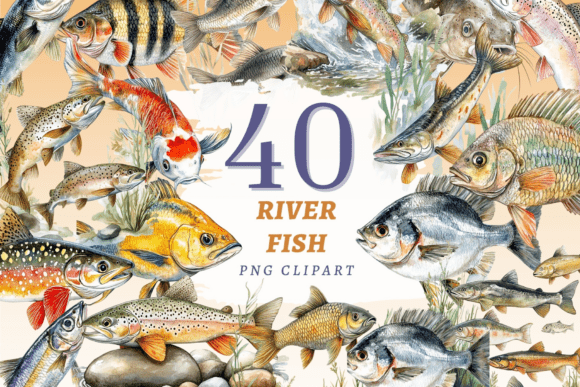 Download River Fish PNG Bundle - Fish Collection