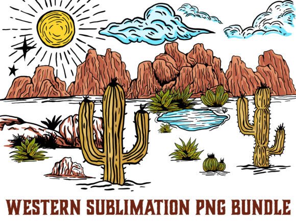 Download Western Clipart PNG Sublimation Bundle - Premium Resources