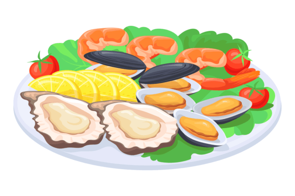Download Shellfish Snack Platter. Oysters and Mus - Fish Collection