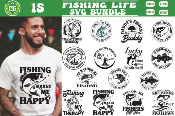 Download Fishing SVG Bundle, Fishing Life SVG, - Fish Collection