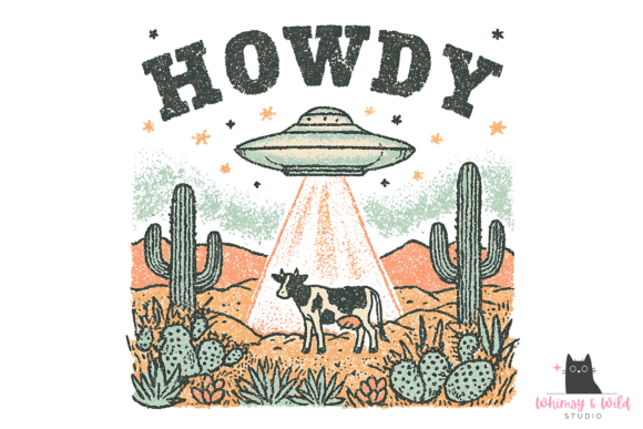 Download Alien Cow Abduction Western Clipart PNG - Western clipart png Collection