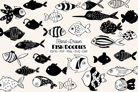 Download Hand Drawn Fish | Cute Tropical Fishes - Fish Collection
