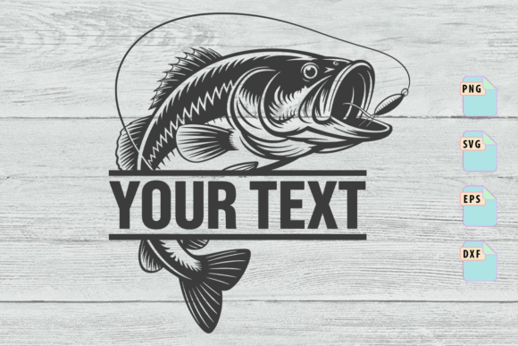 Download Bass Fishing Monogram Svg Bundle - Fish Collection