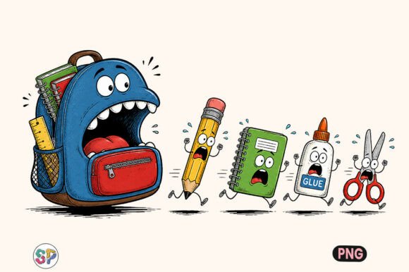 Download Funny Back to School Backpack Trendy Png - Backpack Collection