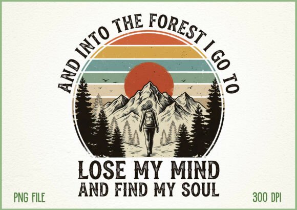 Download Vintage Hiking Nature Adventure Design - Adventure Collection