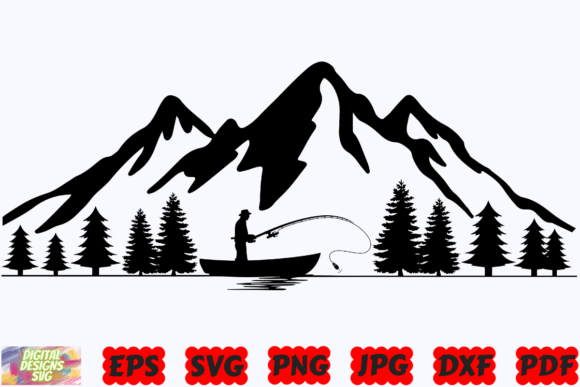 Download Fishing Scene SVG | Fishing SVG | Fish - Fish Collection
