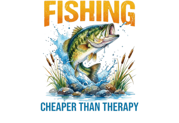 Download Fishing Cheaper Than Therapy Bass Fish - Fish Collection